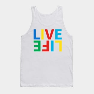 Live Life-rainbow Tank Top